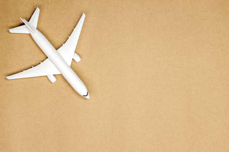 Model plane,airplane on pastel color background