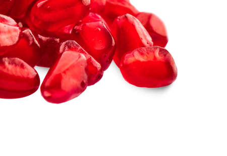 pomegranate isolated on white background