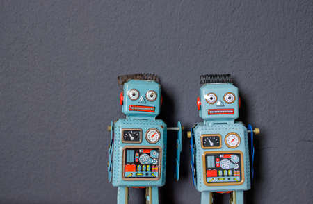 antique Vintage retro robot tin toy