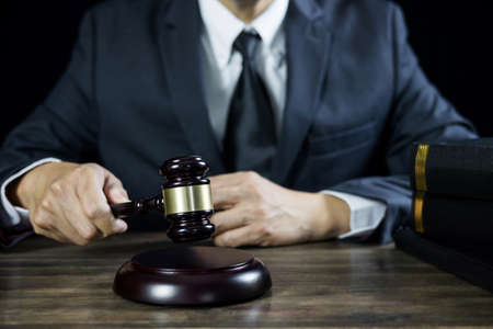 Legal law, Judge gavel with Justice lawyers advice with gavel and Scales of justice, Counselor or...