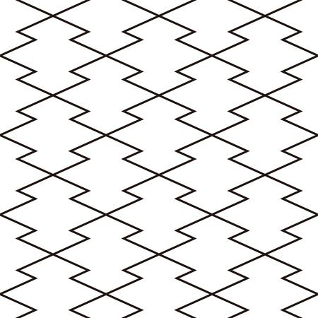 Japanese traditional pattern, rhombus patternのイラスト素材