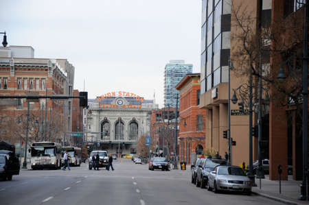 View of Denver Historic Train Stationのeditorial素材