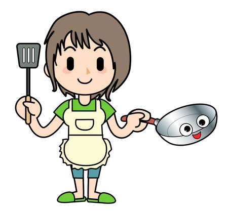 sework of the mom - Frying panの写真素材