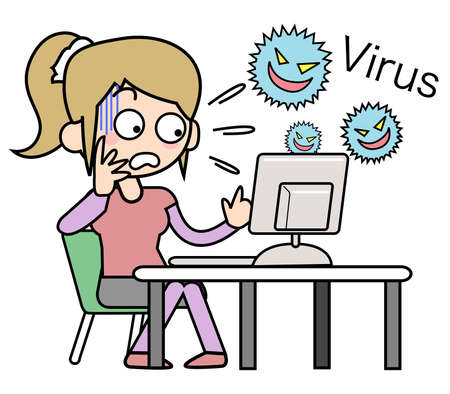 Computer virusの写真素材