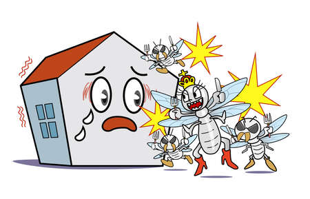 Scary termiteのイラスト素材