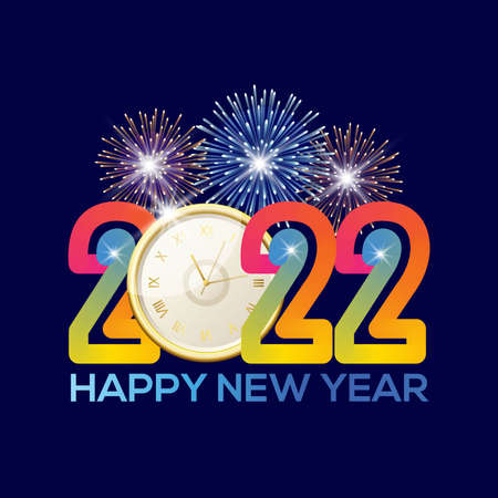 happy new year 2022 | colorful happy new year