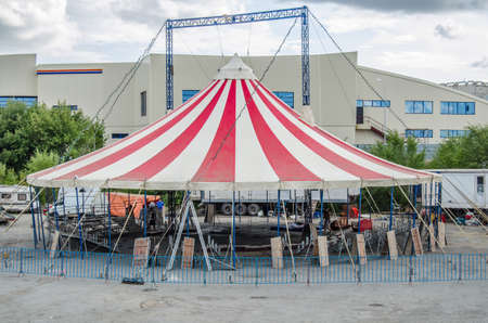 circus tentの写真素材