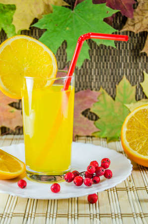 orange juiceの写真素材