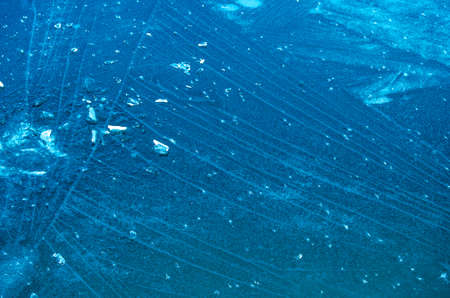 The arrival of winter has provoked freezing waterの写真素材