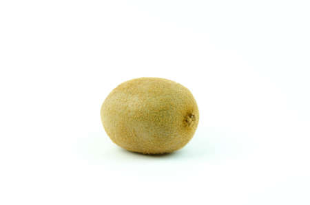 Kiwi on a white backgroundの写真素材