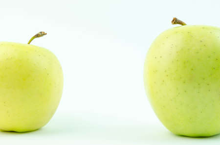 Fresh green Appleの写真素材