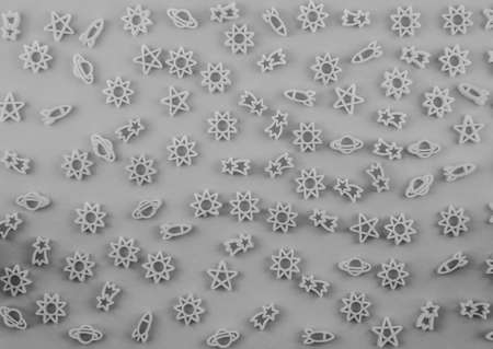 Space background pastaの写真素材