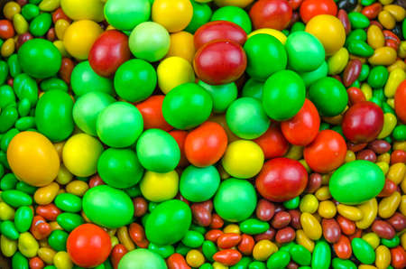 Bright multi-colored candy sweets