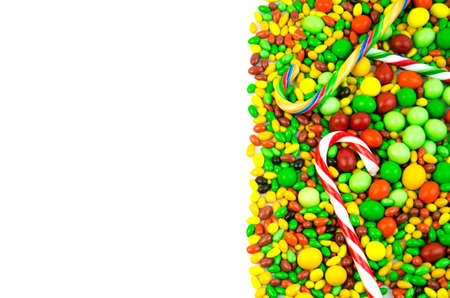 Sweets on white backgroundの写真素材