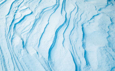 Snow drifts after snowstormの写真素材