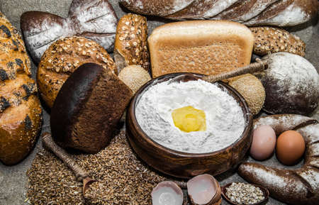 A variety of bakery products