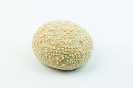 bun with sesame seedsの写真素材