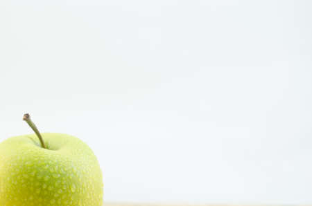 Fresh green Appleの写真素材