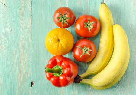 fruits and vegetablesの写真素材