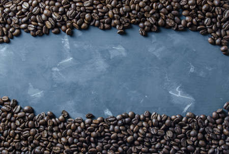 roasted coffee beansの写真素材