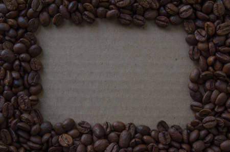 roasted coffee beansの写真素材