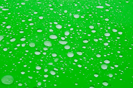 Transparent water dropsの写真素材