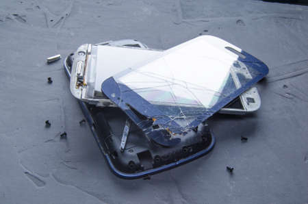 Shattered cell phone