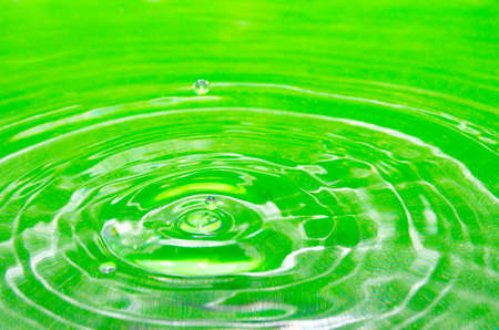 Ripples on the water surfaceの写真素材