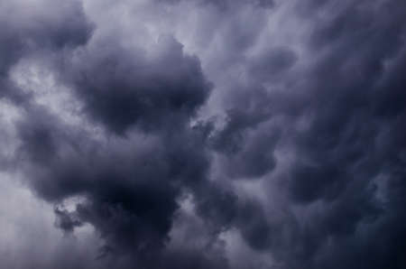 Storm clouds before a strong storm in the summerの写真素材