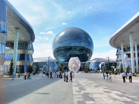 Exhibition energy of the future Expo Kazakhstan capital Astanaのeditorial素材