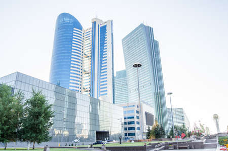 High-rise buildings of glassの写真素材