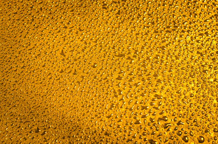 Perspiration, water droplets on the surface after rain. Drops in the backlight.Summer coolness in...