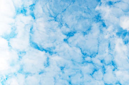 Abstract background, white clouds and blue sky.Beautiful nature.の写真素材
