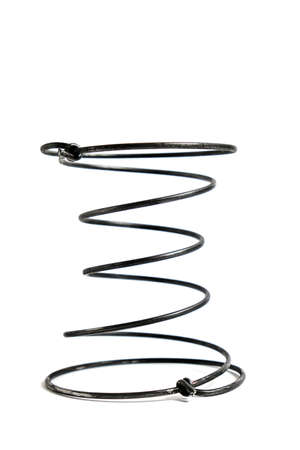 Metal spring from broken upholstered furniture