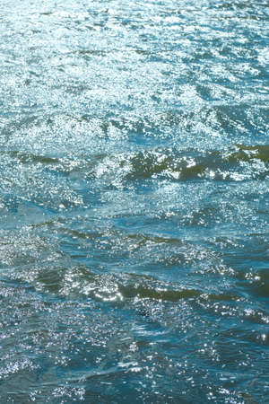 Azure sea water bright, sunny summer day