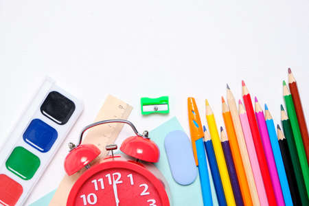 School supplies and stationery, preparation for the school year
