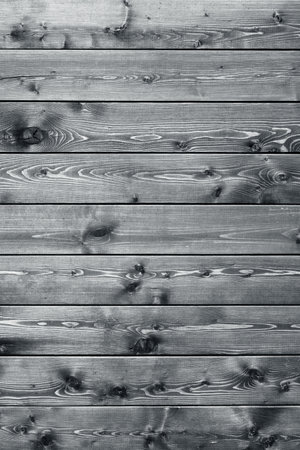 Abstract background, texture burnt wooden board.On black and white photoの写真素材