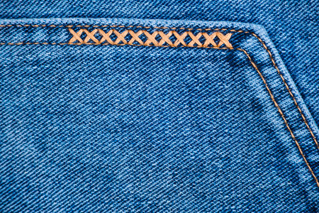 Background jeans back pocket of trousersの写真素材