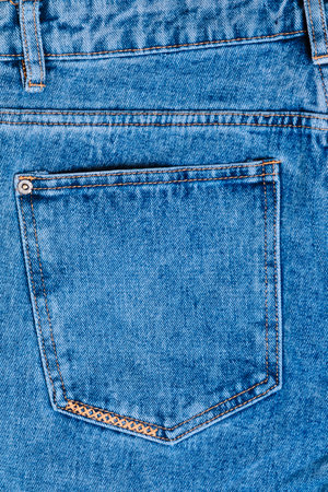 Background jeans back pocket of trousers