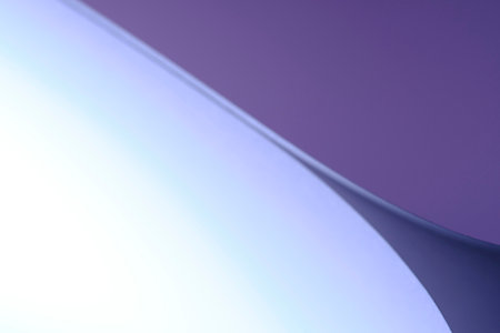 Abstract lilac macro background smooth lines of paper sheetsの写真素材