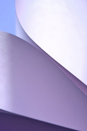 Abstract lilac macro background smooth lines of paper sheetsの写真素材