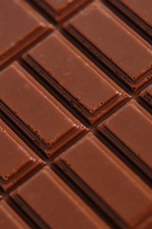 Bar of delicious milk chocolate closeupの写真素材