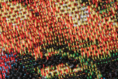 Abstract macro background and texture fabric canvas