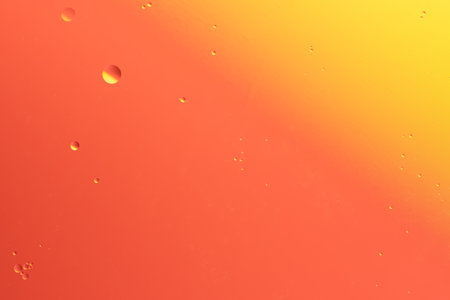 Abstract pattern with circles in warm tonesの写真素材