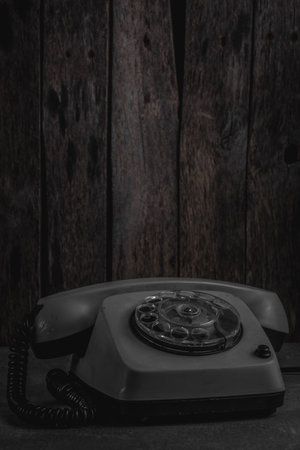Coffee maker on a wooden background. Kitchen utensils.の写真素材