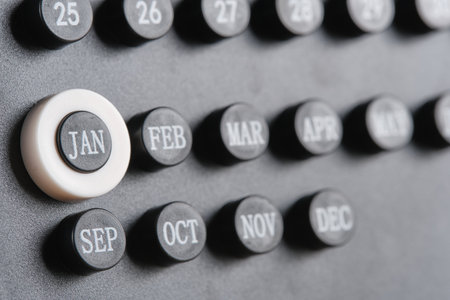 Close up of a keypad of a telephone, selective focus.の写真素材