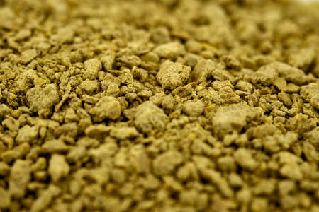 Pile of soybean meal very much with Blurの写真素材