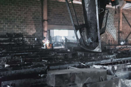 A device for pouring concrete in formの写真素材