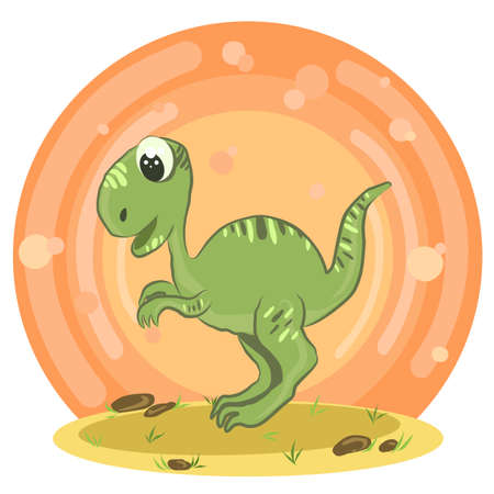 cute dinosaurのイラスト素材