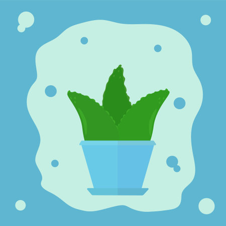 A flower in a potのイラスト素材